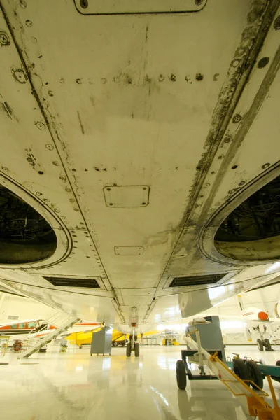 Pod Fusilige Pasażera Samolotu — Zdjęcie stockowe