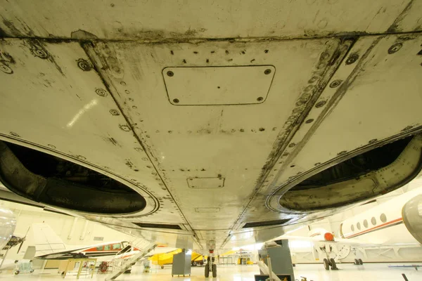 Pod Fusilige Pasażera Samolotu — Zdjęcie stockowe