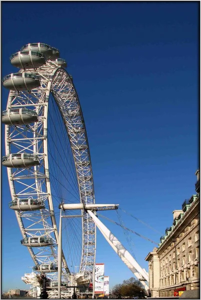 Londyn Anglia Grudnia 2105 London Eye London 135 Metrowy Punkt — Zdjęcie stockowe