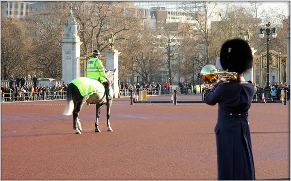 Londra Regno Unito Dicembre 2005 Guardie Reali Britanniche Che Eseguono — Foto Stock