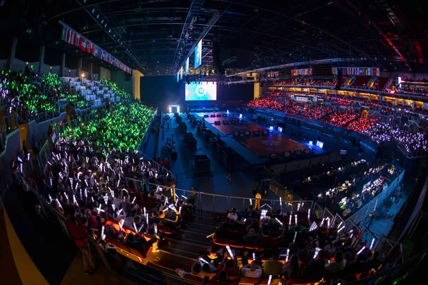 Budapeste Hungria Outubro 2018 Cerimônia Abertura Campeonato Mundial Wrestling Onde — Fotografia de Stock