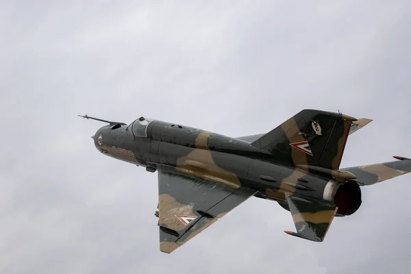 Budaors Hungría Septiembre 2018 Mig Veterano Avión Combate Zona Guerra —  Fotos de Stock
