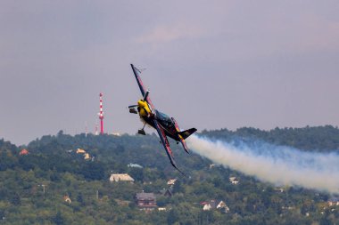 Budaors Macaristan - 01 Eylül 2018: Airsshow 
