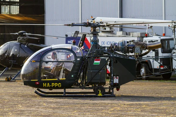 Budaörs Magyarország Szeptember 2018 Különböző Chopper Előadásokon Air Show — Stock Fotó