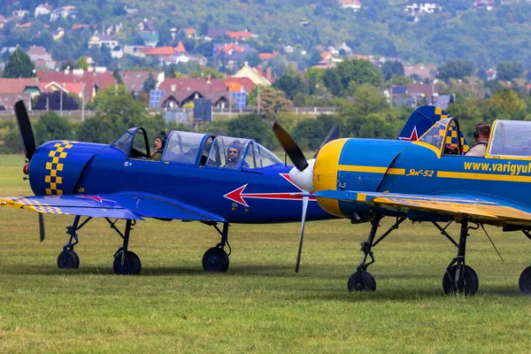 Budapest Ungarischen Budaors Sept 2018 Wwii Fighter Replicas — Stockfoto