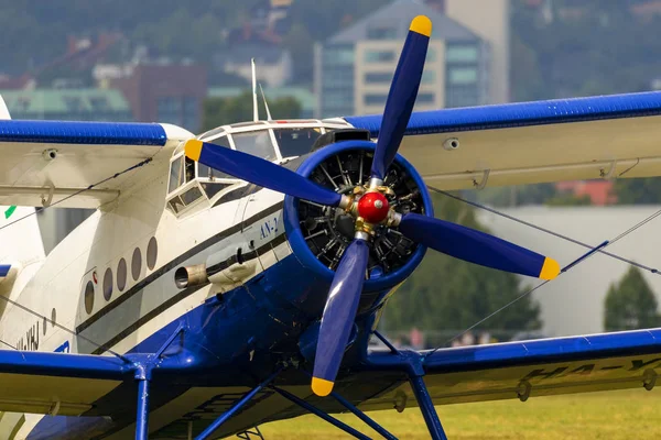 Budaors Hungria Setembro 2018 Antonov Aeronaves Esta Aeronave Tem Cerca — Fotografia de Stock