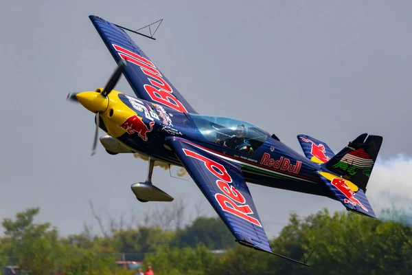 Budaors Hungría Septiembre 2018 Airsshow Mult Jelen Piloto Acrobático Campeón —  Fotos de Stock