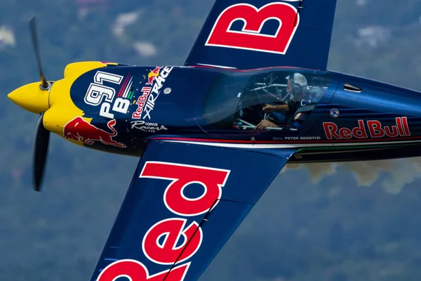 Budaors Hungría Septiembre 2018 Airsshow Mult Jelen Piloto Acrobático Campeón — Foto de Stock