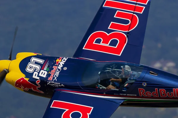 Budaors Hungría Septiembre 2018 Airsshow Mult Jelen Piloto Acrobático Campeón —  Fotos de Stock