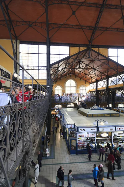 Budapest Hungría Junio 2018 Gente Compras Gran Mercado Great Market —  Fotos de Stock