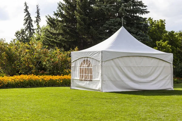 Partij Gebeurtenissen Bruiloft Feest Feestzaal Tent — Stockfoto
