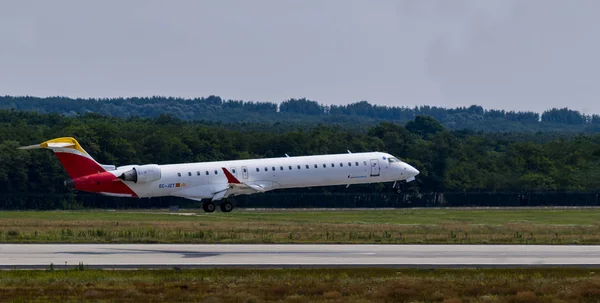 Budapest Ungern Juli 2019 Air Nostrum Airline Embraer 145 Landade — Stockfoto