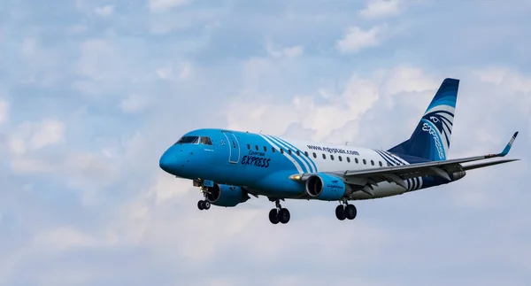 Budapest Hungría Jul 2019 Egytpair Express Embraer 170 Jct Acaba — Foto de Stock