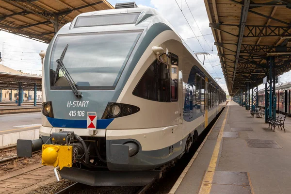 Budapest Magyarország Jun 2020 Intercity Train Star Keleti Railway Station — Stock Fotó