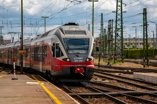 Budapest Hungary Jun 2020 Treno Interurbano Star Nella Stazione Ferroviaria — Foto Stock