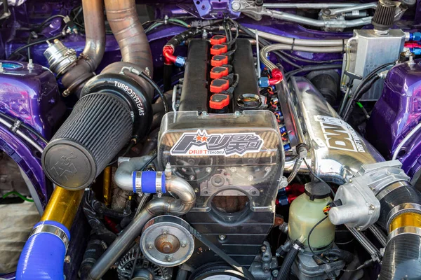 Tokol Hungria Junho 2020 Mostra Nacional Carros Corrida Precisão Motor — Fotografia de Stock