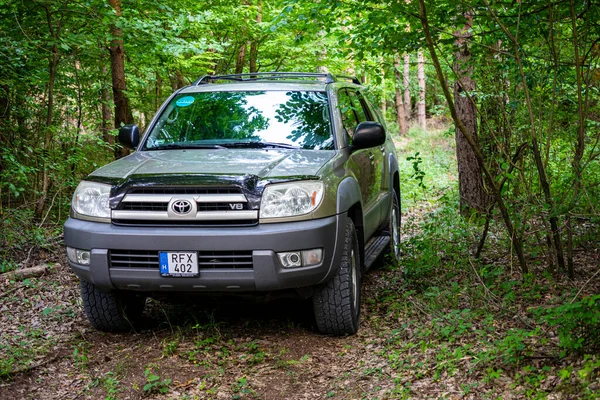 Hungria Bakony Gama Montanhas Julho 2020 Toyota 4Runner Suv Excursão — Fotografia de Stock