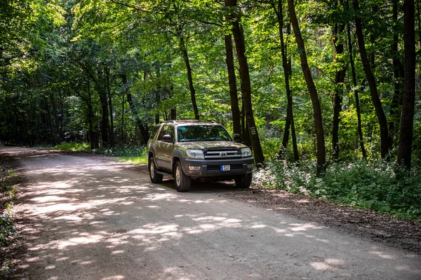 Hungría Cordillera Bakony Julio 2020 Toyota 4Runner Suv Recorriendo Las — Foto de Stock