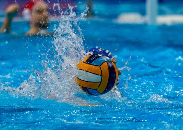 Budapeste Hungria Janeiro 2020 Campeonato Europeu Polo Aquático Masculino Torneio — Fotografia de Stock