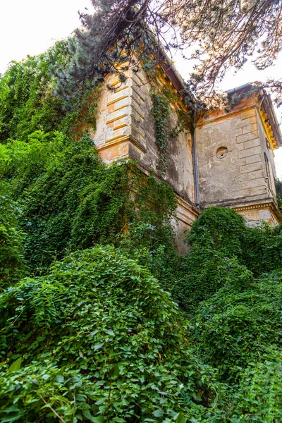 Chateau Ruínas Partir Meados Xix Século Hungria Perto Lago Balaton — Fotografia de Stock