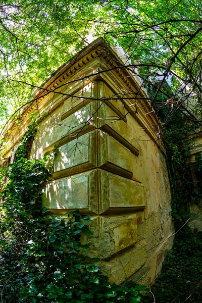 Chateau Ruínas Partir Meados Xix Século Hungria Perto Lago Balaton — Fotografia de Stock