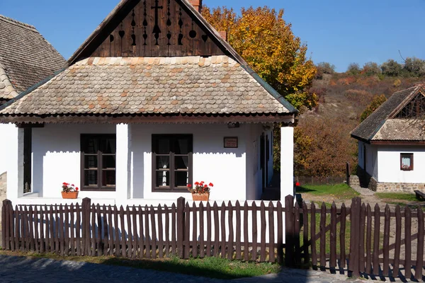 헝가리의 전통적 마을인 유네스코 세계유산으로 곳이다 — 스톡 사진