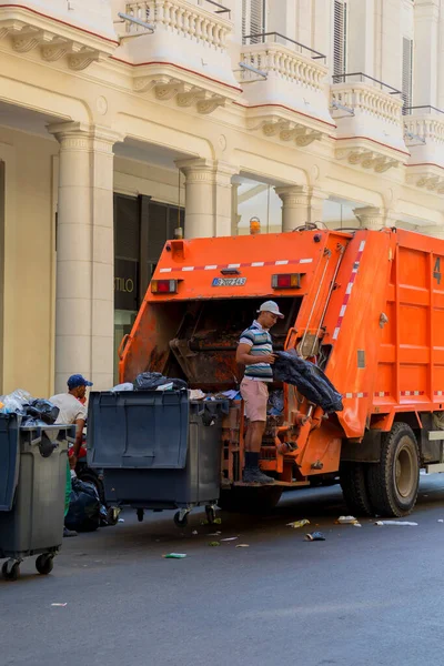 Havanna Kuba Feb 2018 Azonosítatlan Emberek Town Környéken Old Havanna — Stock Fotó