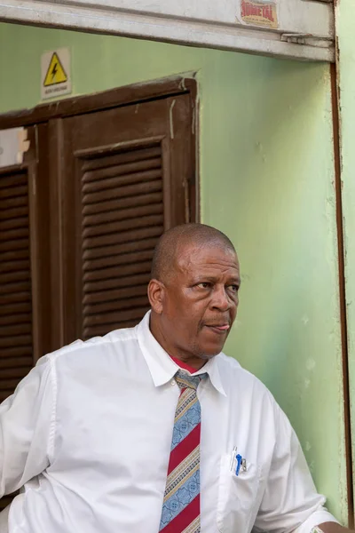 Havana Cuba Feb 2018 Unidentified People Town Neighborhood Old Havana — Stock Photo, Image