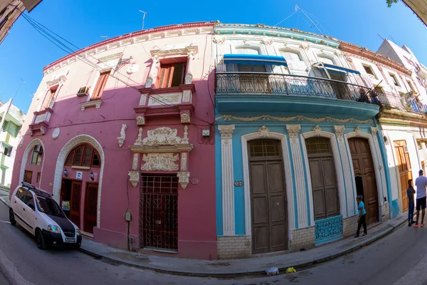 Гавана Куба Февраля 2019 Года Старый Город Гаваны Местными Жителями — стоковое фото