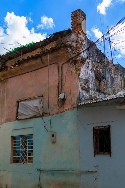 Havanna Kuba 2019 Február Old Havana Cityscape Local People Enjoy — Stock Fotó