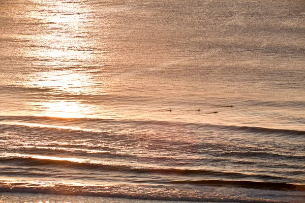 Bellissimo Tramonto Sulla Spiaggia — Foto Stock