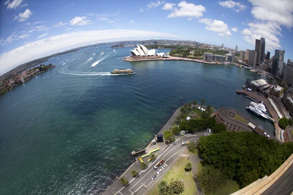 Sydney Grudzień Iconic Sydney Opera House Centrum Sztuk Pięknych Którym — Zdjęcie stockowe