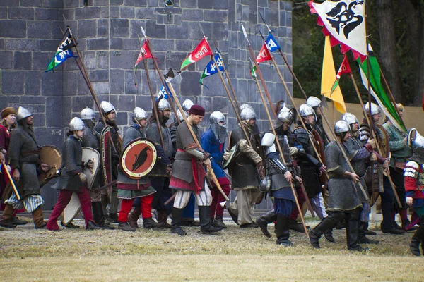 Abbey Australia Giugno 2018 Rappresentanti Della Squadra Australiana Stanno Marciando — Foto Stock