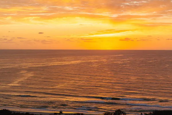 Beautiful Sunset Sunrise Ocean — Stock Photo, Image