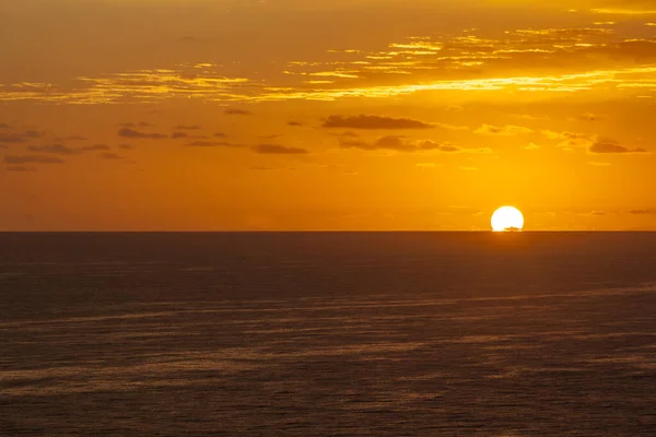 Beautiful Sunset Sunrise Ocean — Stock Photo, Image