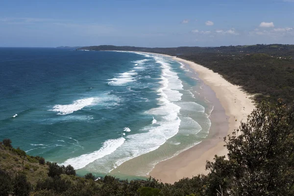 Tallow Beach Vid Byron Bay Nsw Australien Byron Bay Australiens — Stockfoto