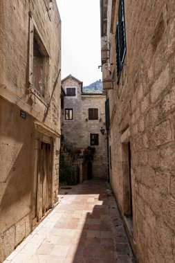 Kotor Montenegro 'da. Jun. 4, 2022. Stari Grad 'daki tarihi kasaba.