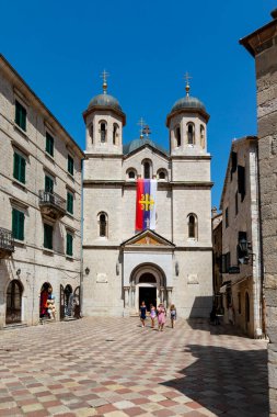 Kotor Montenegro 'da. Jun. 4, 2022. Stari Grad 'daki tarihi kasaba.