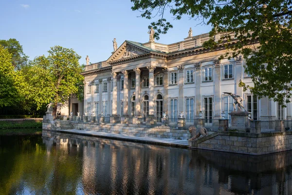 Poland City Warsaw Royal Lazienki Park Palace Isle Northern Facade — Stock Photo, Image