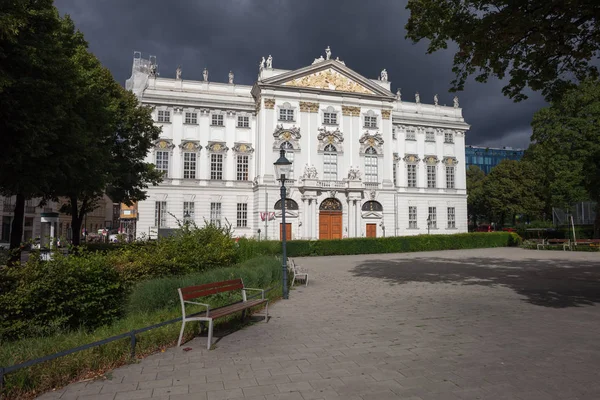 Palais Trautson Cidade Viena Áustria Palácio Barroco 1712 Hoje Ministério — Fotografia de Stock