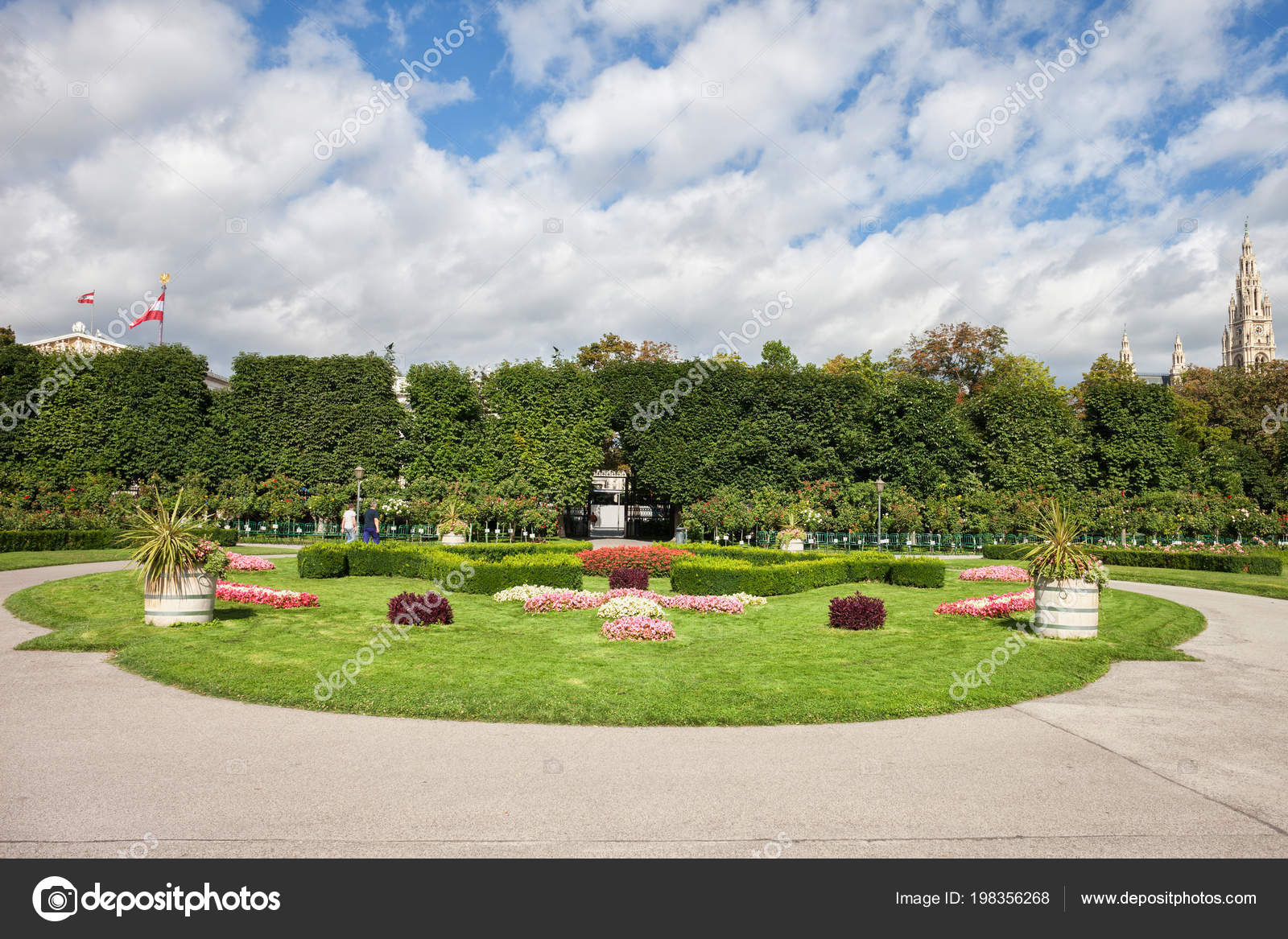 Austria Vienna Volksgarten People Garden Public Park City Centre