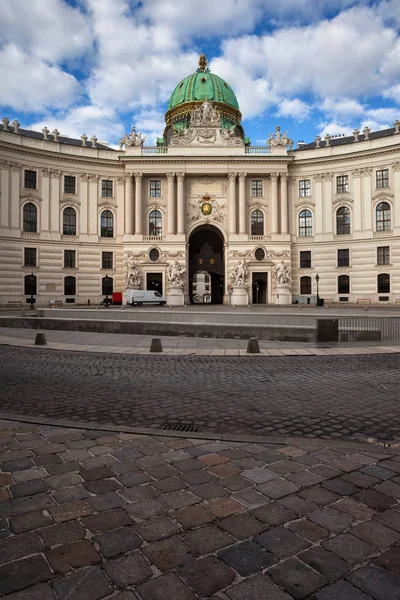 Oostenrijk Wenen Paleis Hofburg Michaelertrakt Michael Vleugel Uit Michaelerplatz Saint — Stockfoto