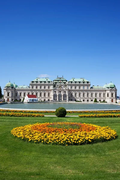 Austria Ciudad Viena Belvedere Superior Palacio Barroco Jardines Hito Histórico — Foto de Stock