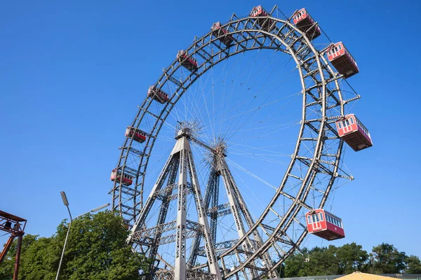 Austria Viena Prater Giant Ferris Wheel Wiener Riesenrad Desde 1897 — Foto de Stock