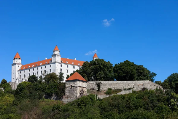 Castelo Bratislava Bratislavsky Hrad Eslováquia Marco Histórico Cidade — Fotografia de Stock