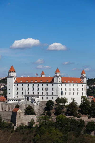 Castelo Bratislava Bratislavsky Hrad Eslováquia Marco Histórico Cidade — Fotografia de Stock