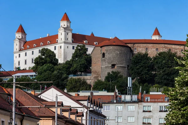 Словакия Братислава Столица Братиславский Замок Холме — стоковое фото