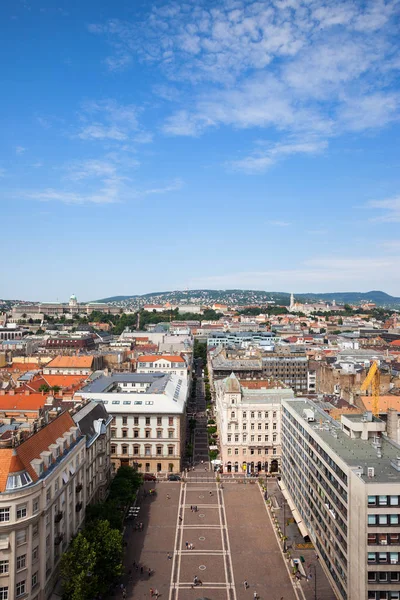 Budapest City Centre Cityscape View Szent Istvan Square Stephen Square — Stock Photo, Image