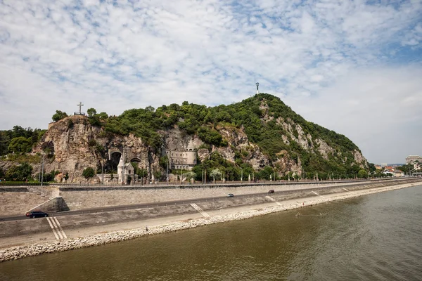 Gellert Hill Danube River Budapest City Hungary — Stock Photo, Image