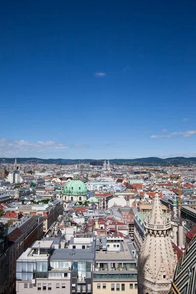 Городской Пейзаж Столицы Вены Австрии Центр Города Сверху — стоковое фото